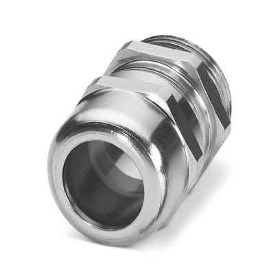 Phoenix Contact 1411 Series Brass Nickel Plated Brass Cable Gland, 8mm min., 4mm max., IP68 [1411182]; 487-521