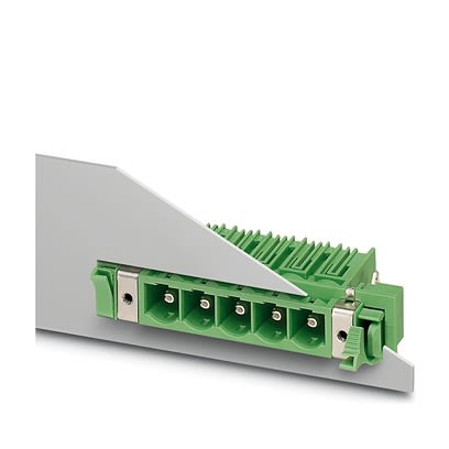 Phoenix Contact DFK Series Screw Pluggable Terminal Block, 3 Contact(s), 10.16 mm Pitch, 1 Row(s), Shrouded [1701948]; 487-526
