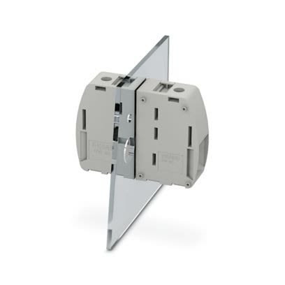 Phoenix Contact UW Series Panel Feed Through Terminal Plug, 1-Contact, 25mm Pitch, Tool-less Cable Mounting, 1-Row, [1713223]; 487-534