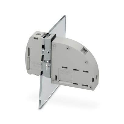 Phoenix Contact UWV Series Panel Feed Through Terminal Plug, 1-Contact, 25mm Pitch, Tool-less Cable Mounting, 1-Row, [1713227]; 487-535
