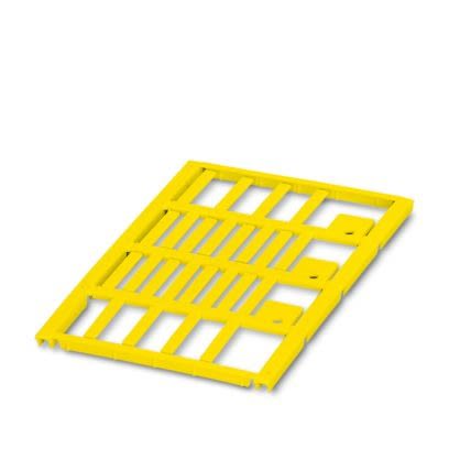 Phoenix Contact UC-WMT Insert Cable Marker, Yellow, Pre-printed "Unlabeled", 1.5 → 35mm Cable, for Conductors, [0819424]; 487-552