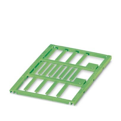 Phoenix Contact UC-WMT Insert Cable Marker, Green, Pre-printed "Unlabeled", 1.5 → 14mm Cable, for Conductor And [0824163]; 487-565