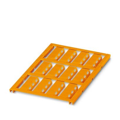 Phoenix Contact UC-WMTBA Cable Binder Cable Marker, Orange, Pre-printed "Unlabeled", 6mm Cable, for Conductor And [0825345]; 487-566