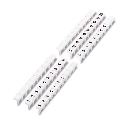 Phoenix Contact, ZB5 Marker Strip for use with Terminal Blocks [1400201:0071]; 487-572