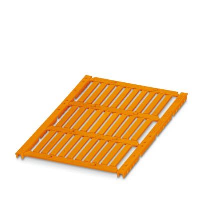 Phoenix Contact UCT-WMT Insert Cable Marker, Orange, Pre-printed "Unlabeled", 1.5 → 14mm Cable, for Conductor [0801425]; 487-587