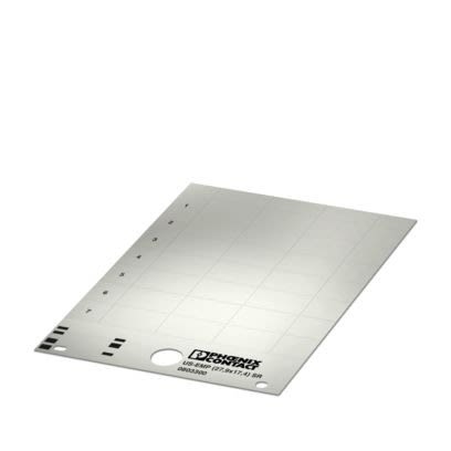Phoenix Contact, US-EMP Terminal Marker for use with Terminal Blocks [0803300]; 487-611