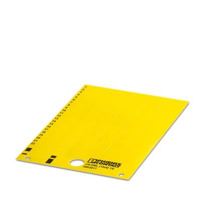 Phoenix Contact, USEML Label Card for use with Equipment In Controller, System And Control Cabinet Building [0803817]; 487-623