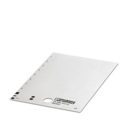Phoenix Contact, US-EML Marker Card for use with BLUEMARK ID, BLUEMARK ID COLOR, THERMOMARK CARD, THERMOMARK PRIME [0803823]; 487-625