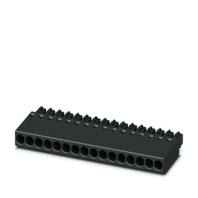 Phoenix Contact, 2.54mm Pitch, 5/..-ST, MCC 0, 16 Way, , Pluggable Terminal Block, Plug, PCB Mount, Crimp Termination, [1012282]; 487-654