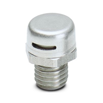 Phoenix Contact Pressure Compensating Plug, M12, 12mm Hole Diameter, Acrylic, Threaded [1415224]; 487-669