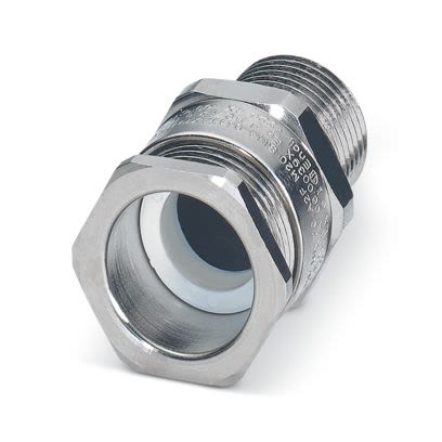 Phoenix Contact Steel Stainless Steel Cable Gland, M25 Thread, 20mm min., 11.1mm max., IP66, IP67, IP68 [1411078]; 487-679