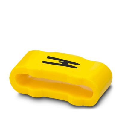 Phoenix Contact SD-WMTBS Slide On Cable Marker, Yellow, Pre-printed "Letters", 10 → 136mm Cable, for Conductor [0826611:W]; 487-711