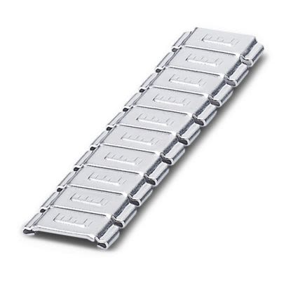 Phoenix Contact SD-WMTBS Slide On Cable Marker, Silver, Pre-printed "Letters", 16 → 305mm Cable, for Conductor [0826640:E]; 487-714