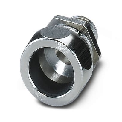 Phoenix Contact WP-G Series Silver Nickel Plated Brass Cable Gland, M12 Thread, 8.5mm min., 14mm max., IP40 [3241045]; 487-760