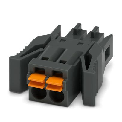Phoenix Contact, 3.5mm Pitch, 5/..-ST-RF, FMC 1, 2 Way, , Pluggable Terminal Block, Plug, Latching, Push In Spring [1357201]; 487-771