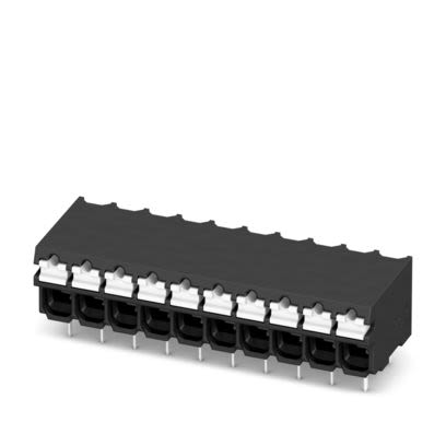 Phoenix Contact SPT Series PCB Terminal Block, 3-Contact, 3.81mm Pitch, Wave Soldering, 1-Row, Push In Spring [1822875]; 487-837