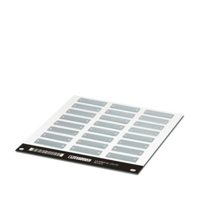 Phoenix Contact LS-EMSP-AL Screw Cable Label, Silver, Pre-printed "Unlabeled", for Devices In The Control Cabinet, [0831615]; 487-856