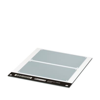 Phoenix Contact LS-EMSP-AL Screw Cable Label, Silver, Pre-printed "Unlabeled", for Devices In The Control Cabinet, [0831621]; 487-859