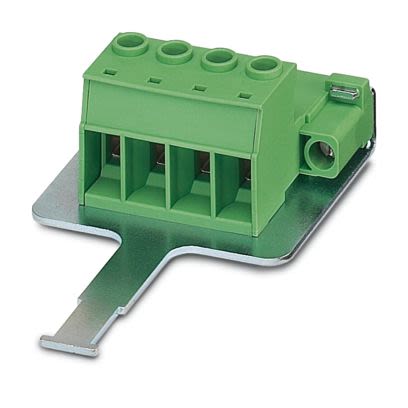 Phoenix Contact PCB Terminal Block, 3-Contact, 10.16mm Pitch, Push-In, 1-Row, Screw Termination [1737323]; 487-869