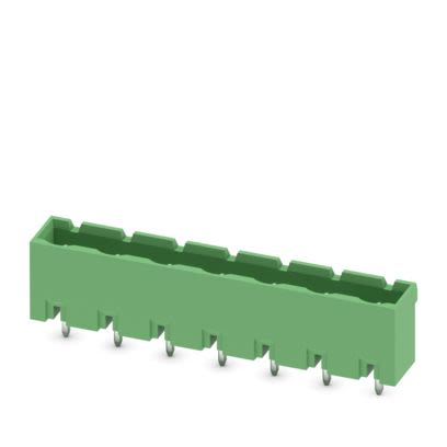 Phoenix Contact GMSTBVA Series Vertical Wave Soldering Mount PCB Header, 7 Contact(s), 7.62 mm Pitch, 1 Row(s), Shrouded [1766822]; 487-875