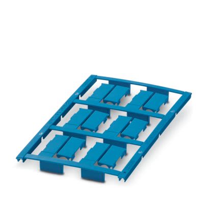 Phoenix Contact UC-WMC Clip On Cable Marker, Blue, Pre-printed "Unlabeled", 4.2 → 5.6mm Cable, for Conductors, [0825383]; 487-913