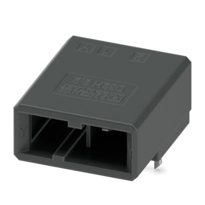 Phoenix Contact D32H Series Wave Soldering Mount PCB Header, 2 Contact(s), 5.08 mm Pitch, 1 Row(s), Shrouded [1376496]; 487-948