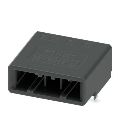 Phoenix Contact D32H Series Wave Soldering Mount PCB Header, 3 Contact(s), 5.08 mm Pitch, 1 Row(s), Shrouded [1378300]; 487-953