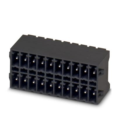 Phoenix Contact MCDN Series Straight Wave Soldering Mount PCB Header, 32 Contact(s), 3.5 mm Pitch, 2 Row(s), Shrouded [1953664]; 488-030