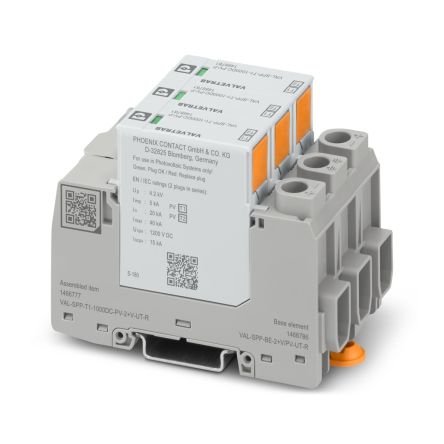 Phoenix Contact Surge Arrester, 4.2kV, DIN Rail Mount [1466777]; 488-212