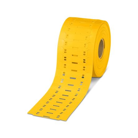 Phoenix Contact WMTB Cable Tie Cable Markers, Yellow, 6mm Cable, for , for THERMOMARK, 1523621 [1523621]; 488-252