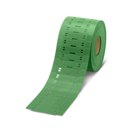 Phoenix Contact WMTB Cable Tie Cable Markers, Green, 6mm Cable, for , for THERMOMARK, 1525867 [1525867]; 488-254
