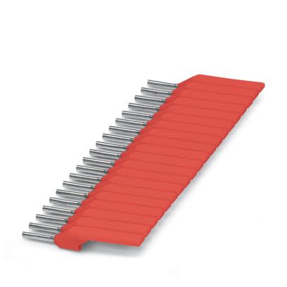Phoenix Contact, AI-WM 1-8 RD Insulated Ferrule, 8mm Pin Length, 1.8mm Pin Diameter, Red [3240544]; 488-333