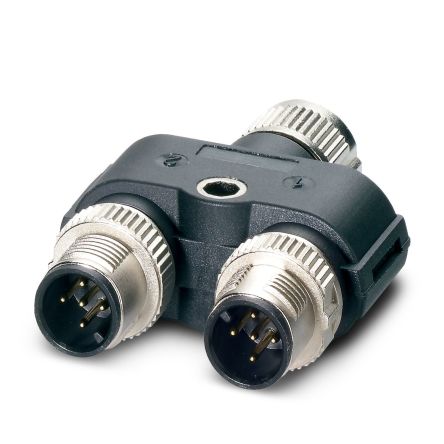 Phoenix Contact SAC Series Distribution Unit, M12, 0.5mm cable, 4 port [1413147]; 488-377