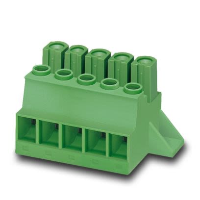 Phoenix Contact PCU Series PCB Connector, 9-Contact, 10.16mm Pitch, Direct Mounting, 1-Row, Screw Termination [1922705]; 488-966