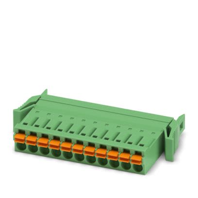 Phoenix Contact IFMC Series PCB Connector, 11-Contact, 3.5mm Pitch, Latching, 1-Row, Push In Spring Termination [1844303]; 489-010