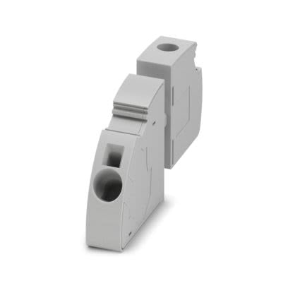 Phoenix Contact PWO Series Feed Through Terminal Block, 1-Contact, 12.1mm Pitch, Panel Mount, 1-Row, Push In Spring [1844387]; 489-011