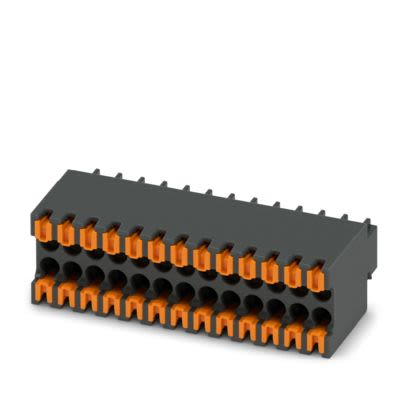 Phoenix Contact DFMC 0 Series PCB Connector, 26-Contact, 2.54mm Pitch, 2-Row, Push In Spring Termination [1844688]; 489-013