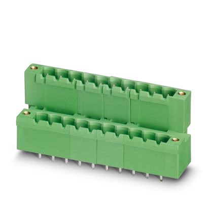 Phoenix Contact MDSTBV Series Straight Solder PCB Header, 16 Contact(s), 5 mm Pitch, 2 Row(s), Shrouded [1846140]; 489-014