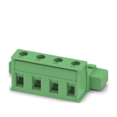 Phoenix Contact GIC Series PCB Connector, 4-Contact, 7.62mm Pitch, Threaded Mount, 1-Row, Screw Termination [1849901]; 489-022