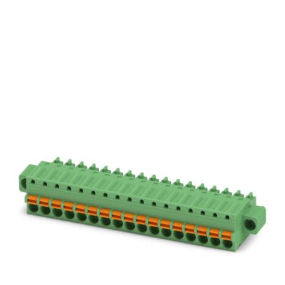 Phoenix Contact FK-MCP Series PCB Connector, 17-Contact, 3.81mm Pitch, Screw, 1-Row, Push In Spring Termination [1851384]; 489-025