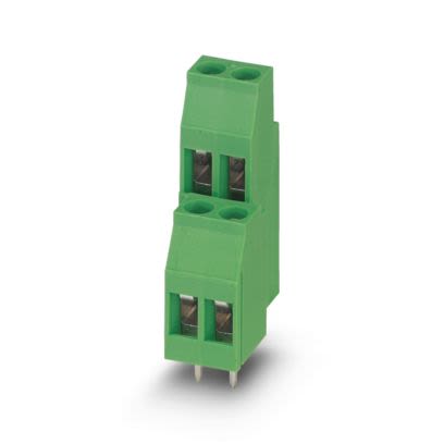 Phoenix Contact MKKDS 3 Series PCB Terminal Block, 8-Contact, 5.08mm Pitch, Wave Soldering, 2-Row, Screw Termination [1856100]; 489-032