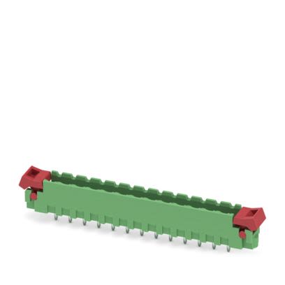 Phoenix Contact MSTBV Series Straight Wave Soldering Mount PCB Header, 13 Contact(s), 5.08 mm Pitch, 1 Row(s), Shrouded [1808573]; 489-054