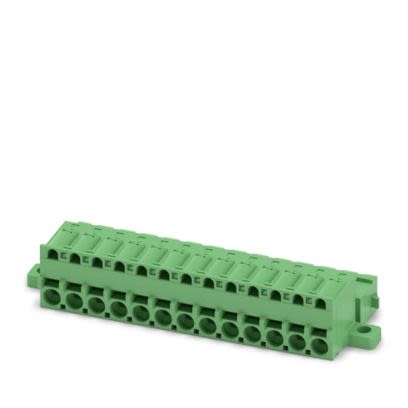 Phoenix Contact FKICS Series PCB Connector, 13-Contact, 5.08mm Pitch, Snap-In, 1-Row, Push In Spring Termination [1808831]; 489-063