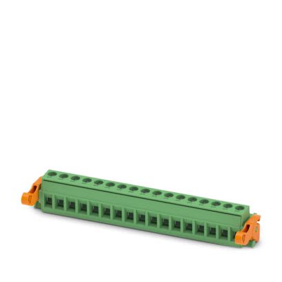 Phoenix Contact MSTB 2 Series PCB Connector, 17-Contact, 5.08mm Pitch, 1-Row, Screw Termination [1809034]; 489-072