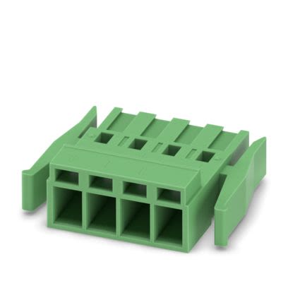 Phoenix Contact MSTBC Series PCB Connector, 4-Contact, 5.08mm Pitch, Latching, 1-Row, Crimp Termination [1809064]; 489-075