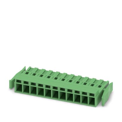 Phoenix Contact MSTBC Series PCB Connector, 14-Contact, 5.08mm Pitch, Latching, 1-Row, Crimp Termination [1809132]; 489-077