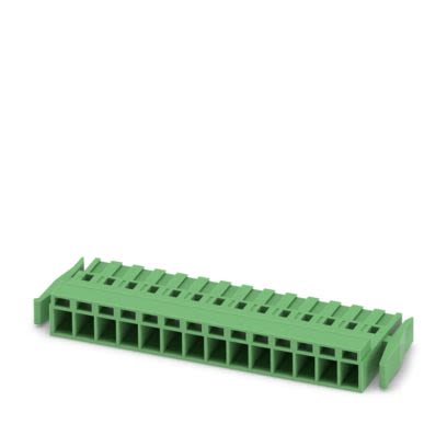 Phoenix Contact MSTBC Series PCB Connector, 14-Contact, 5.08mm Pitch, Latching, 1-Row, Crimp Termination [1809161]; 489-079