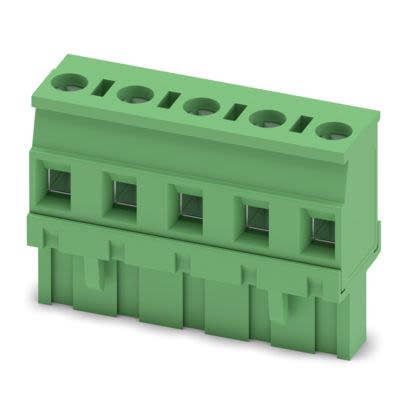 Phoenix Contact GMVSTBR Series PCB Connector, 5-Contact, 7.5mm Pitch, 1-Row, Screw Termination [1737738]; 489-118