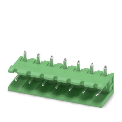 Phoenix Contact MSTB Series Right Angle Wave Soldering Mount PCB Header, 7 Contact(s), 5 mm Pitch, 1 Row(s), Shrouded [1783436]; 489-133