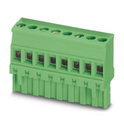 Phoenix Contact MVSTBR Series PCB Connector, 8-Contact, 5mm Pitch, 1-Row, Screw Termination [1784422]; 489-136